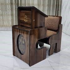 كرسي الصلاة المركب الخشبي